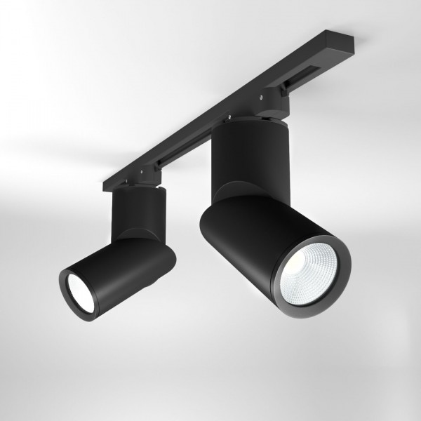 Трековый светильник Elektrostandard для однофазного шинопровода черный 15W 4200K Corner